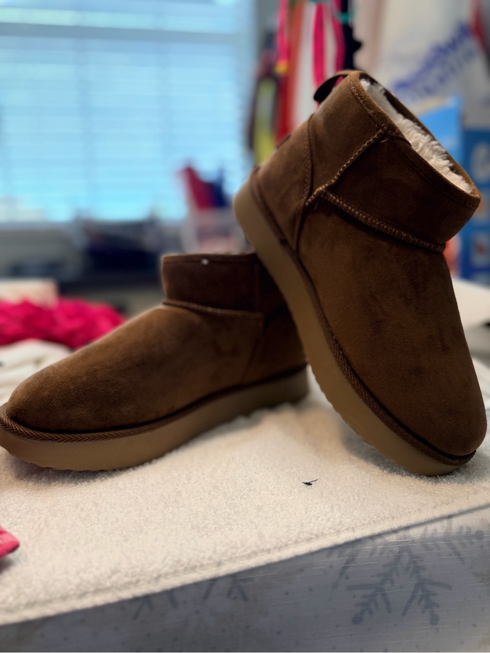 Plush Lined Ankle Boots